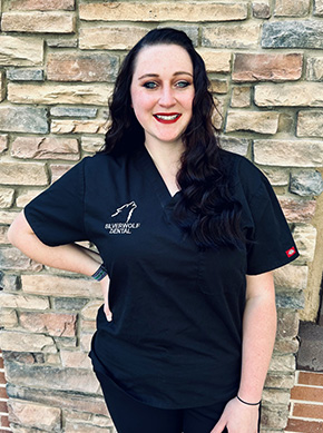 Shannon, a receptionist for Silverwolf Dental Spa